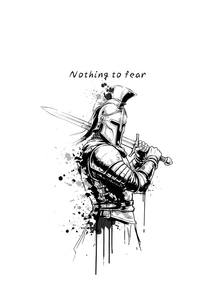 Cool Spartan Warrior: Nothing to fear by Shigen16 T-Shirts, Hoodie, Sweatshirt | BlankRebels.com (Image 2)