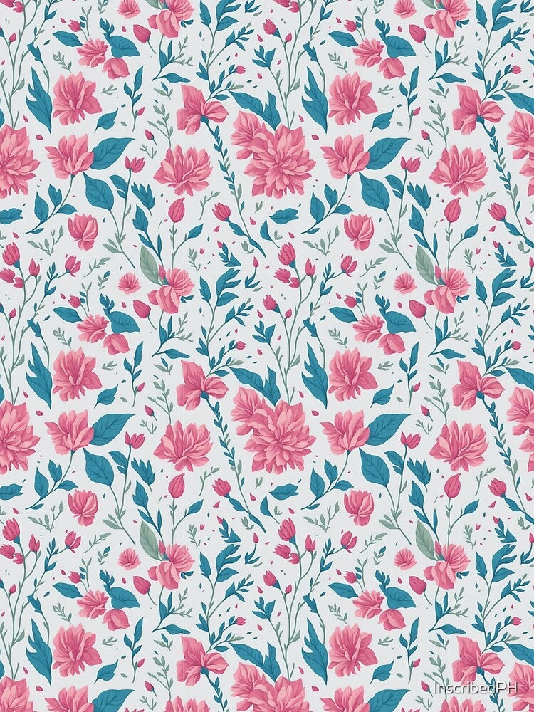Flowers, Floral, Botanical, Cute Floral Design by InscribedPH T-Shirts, Hoodie, Sweatshirt | BlankRebels.com (Image 2)