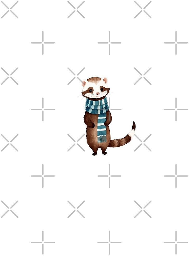 Watercolor Animal Character in Outfit by Victoria Riabov T-Shirts, Hoodie, Sweatshirt | BlankRebels.com (Image 2)