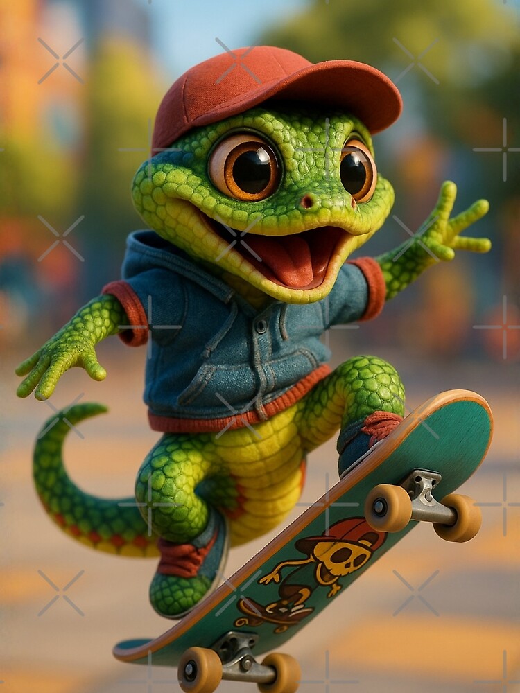 Skater Paradise Flying Snake by Sillytoe T-Shirts, Hoodie, Sweatshirt | BlankRebels.com (Image 2)