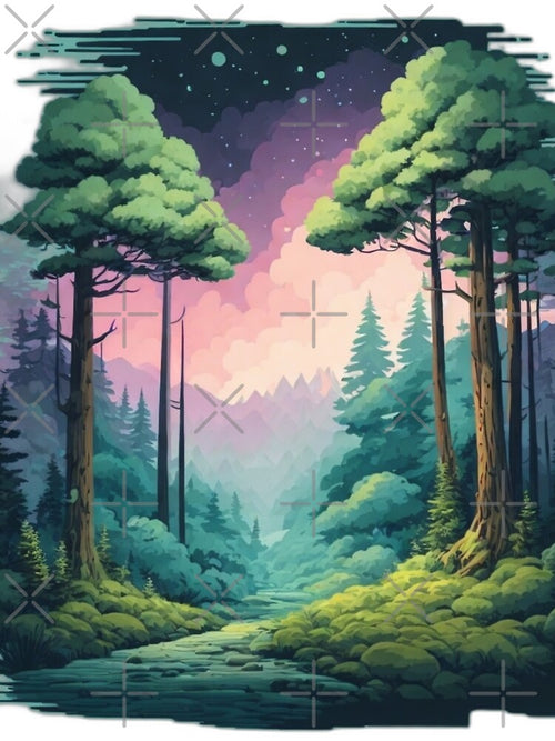 002 Pine Forest by Alexis Art Collection T-Shirts, Hoodie, Sweatshirt | BlankRebels.com (Image 2)