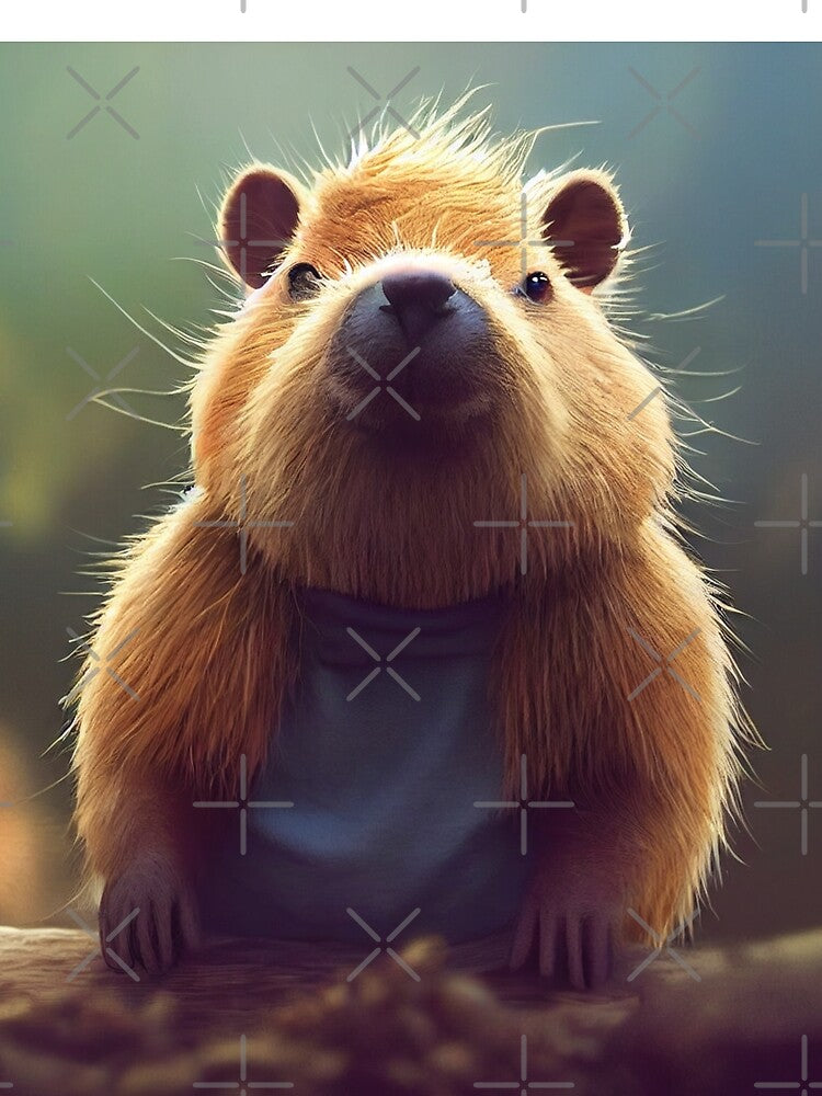Cute Capybara, Smiley Capybara Animal by Pet Shelter T-Shirts, Hoodie, Sweatshirt | BlankRebels.com (Image 2)