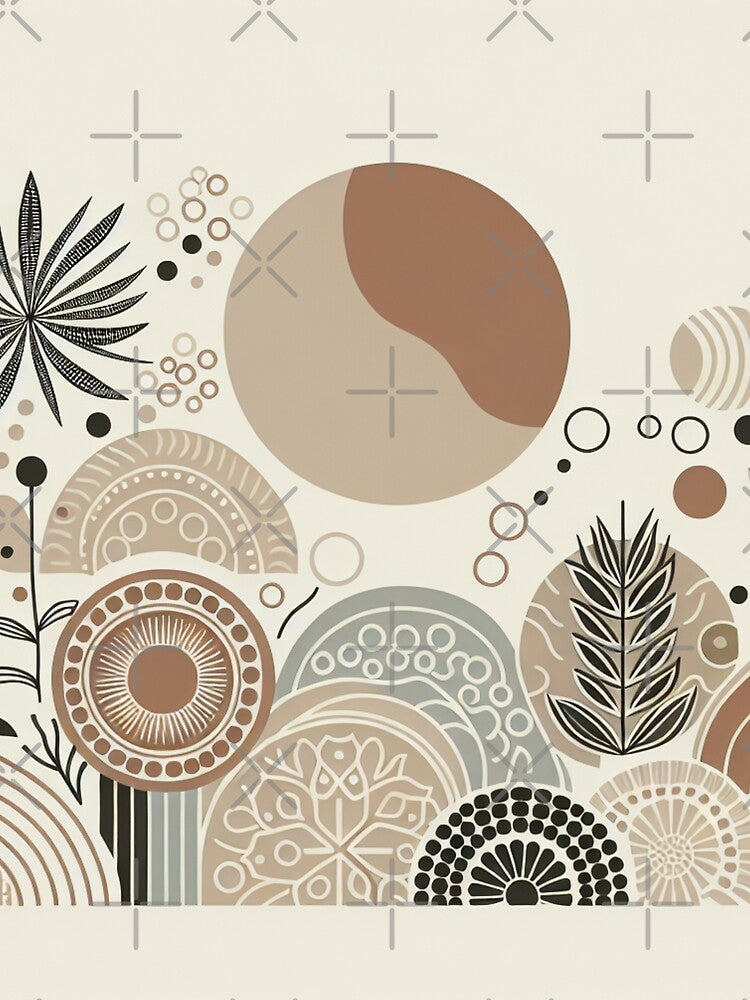 Boho Abstract Background - 19 by Acabee T-Shirts, Hoodie, Sweatshirt | BlankRebels.com (Image 2)