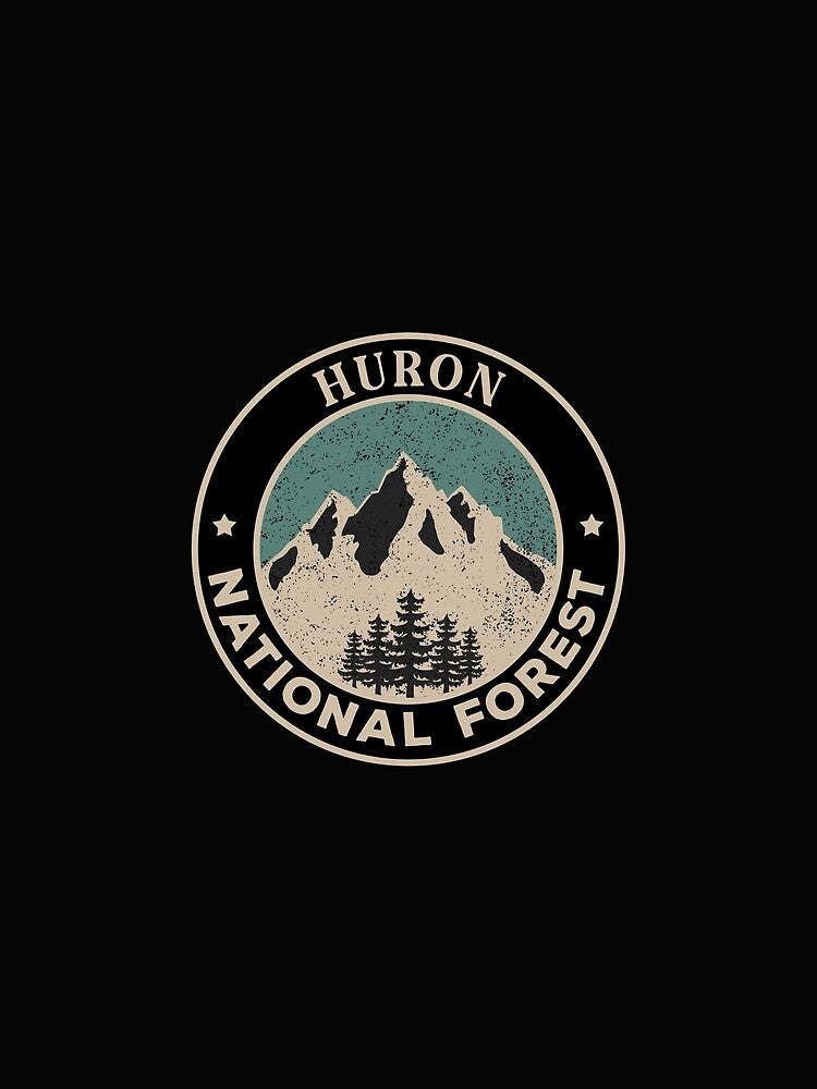 Huron National Forest by graphic-map T-Shirts, Hoodie, Sweatshirt | BlankRebels.com (Image 2)