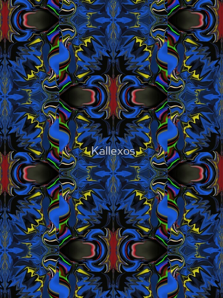 Kallexos-Design- Yellow in Blue Cent- Hippie Fantasy Design by Kallexos T-Shirts, Hoodie, Sweatshirt (Image 2)