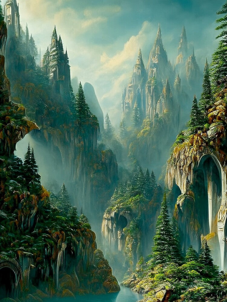 Astral Mountain Passage - Fantasy Designs by RockitBaby T-Shirts, Hoodie, Sweatshirt | BlankRebels.com (Image 2)