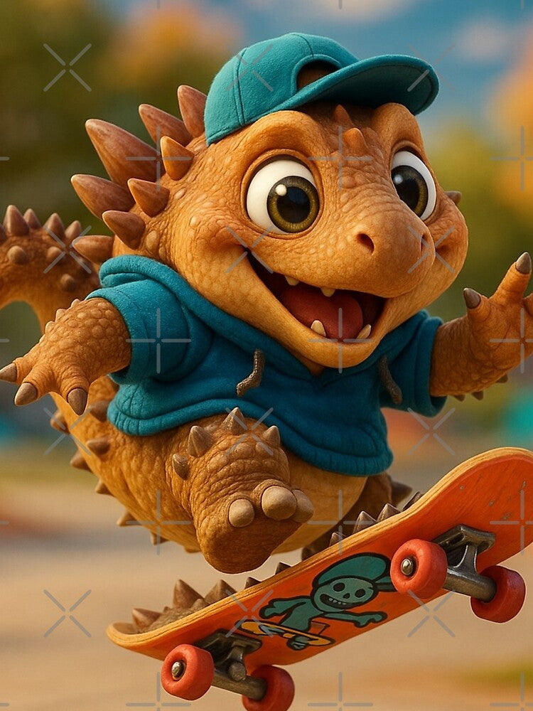 Skater Polacanthus by Sillytoe T-Shirts, Hoodie, Sweatshirt | BlankRebels.com (Image 2)