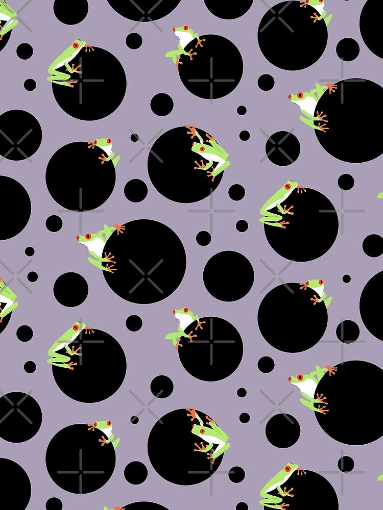 Tree Frogs on Polka Dots by Amy Hadden T-Shirts, Hoodie, Sweatshirt | BlankRebels.com (Image 2)