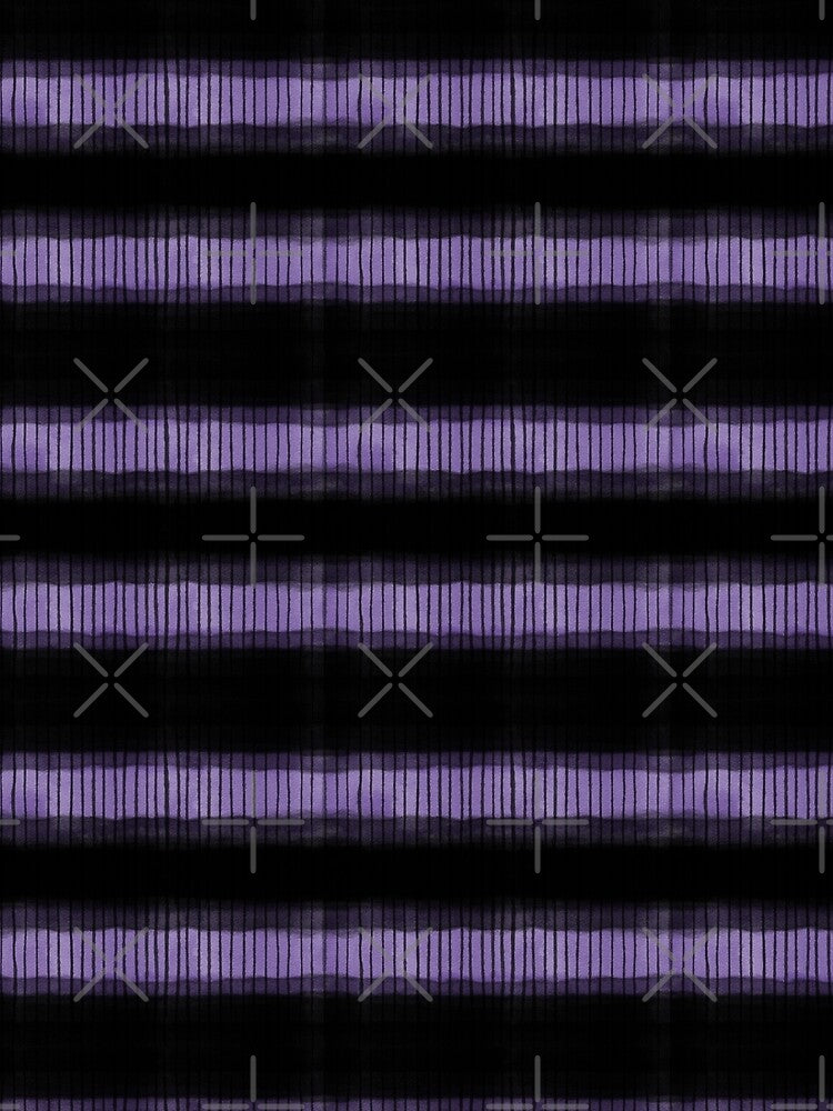 Grunge Stripes in Black and Purple by LAEC-Shop
