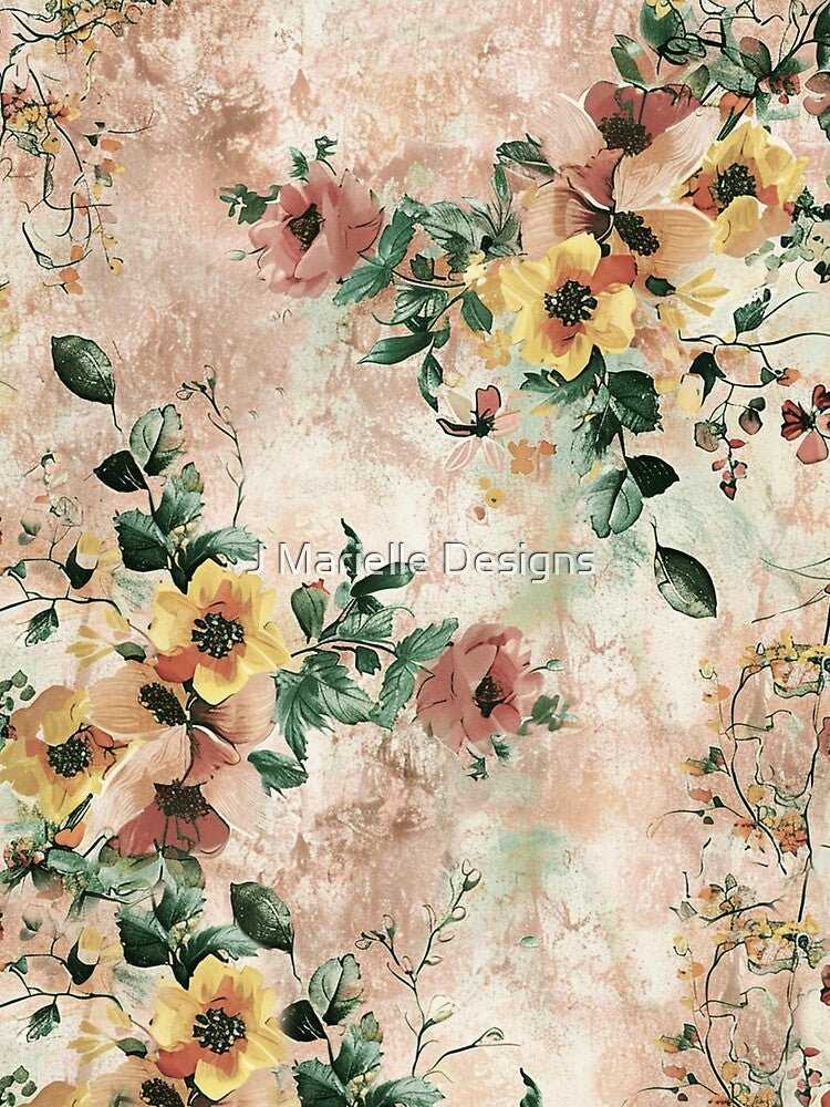 Vintage Boho Floral 6 by J Marielle Designs