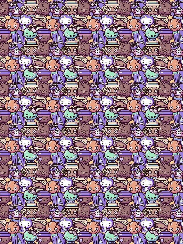 Happy Halloween Holiday | Spooky Halloween Cartoon Collection Pattern by Ainbowz-Artwork T-Shirts, Hoodie,... (Image 2)