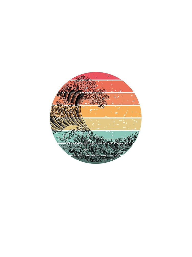 retro ocean waves by Luisshopp T-Shirts, Hoodie, Sweatshirt | BlankRebels.com (Image 2)