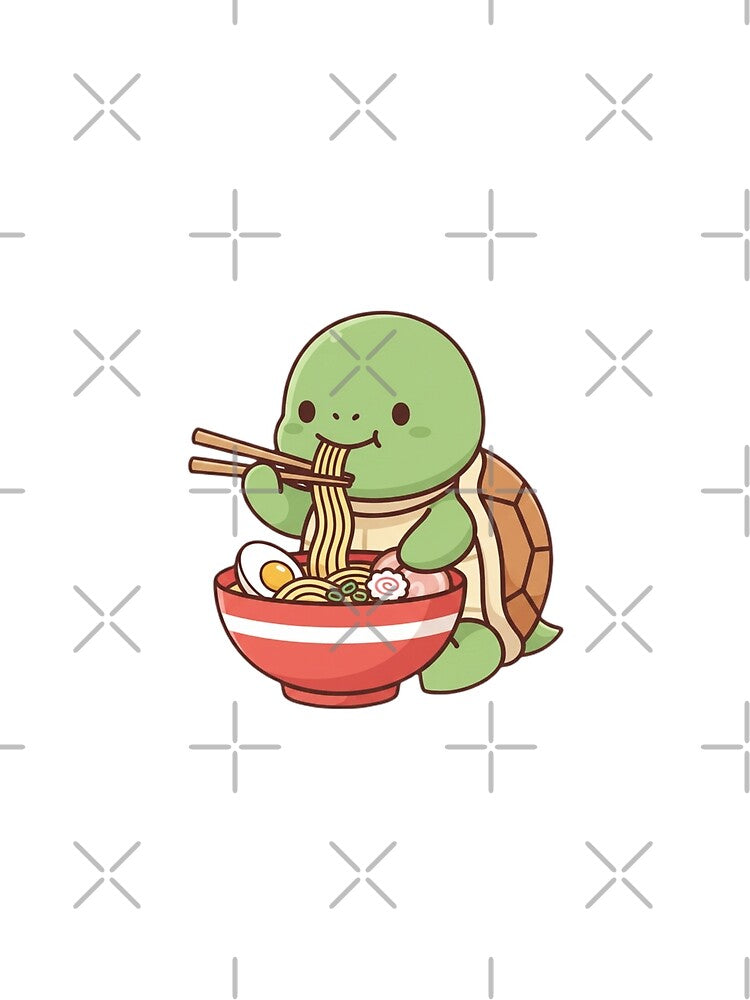Turtle ramen noodles japanese ramen food kawaii cute adorable by CheeseBlueprint T-Shirts, Hoodie, Sweatshirt (Image 2)