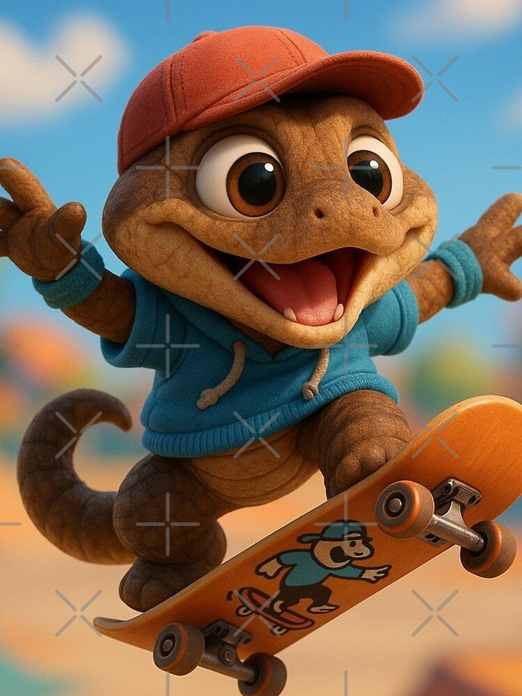 Skater Mole Snake by Sillytoe T-Shirts, Hoodie, Sweatshirt | BlankRebels.com (Image 2)
