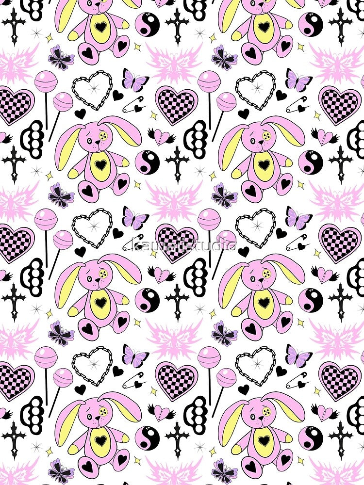 Kawaii Gothic Aesthetic by kawaiistudio T-Shirts, Hoodie, Sweatshirt | BlankRebels.com (Image 2)