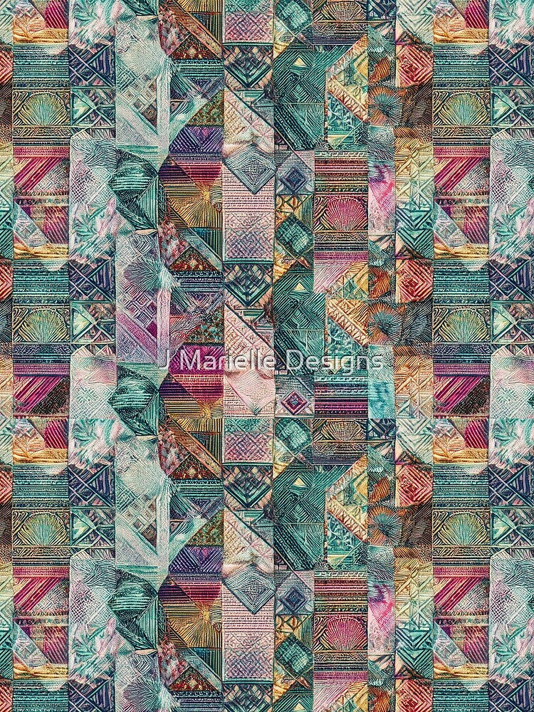 Retro Hippie: Patchwork by J Marielle Designs T-Shirts, Hoodie, Sweatshirt | BlankRebels.com (Image 2)