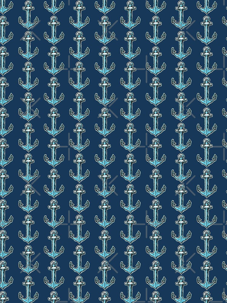 Blue anchor sailor tattoo style by weilertsen T-Shirts, Hoodie, Sweatshirt | BlankRebels.com (Image 2)