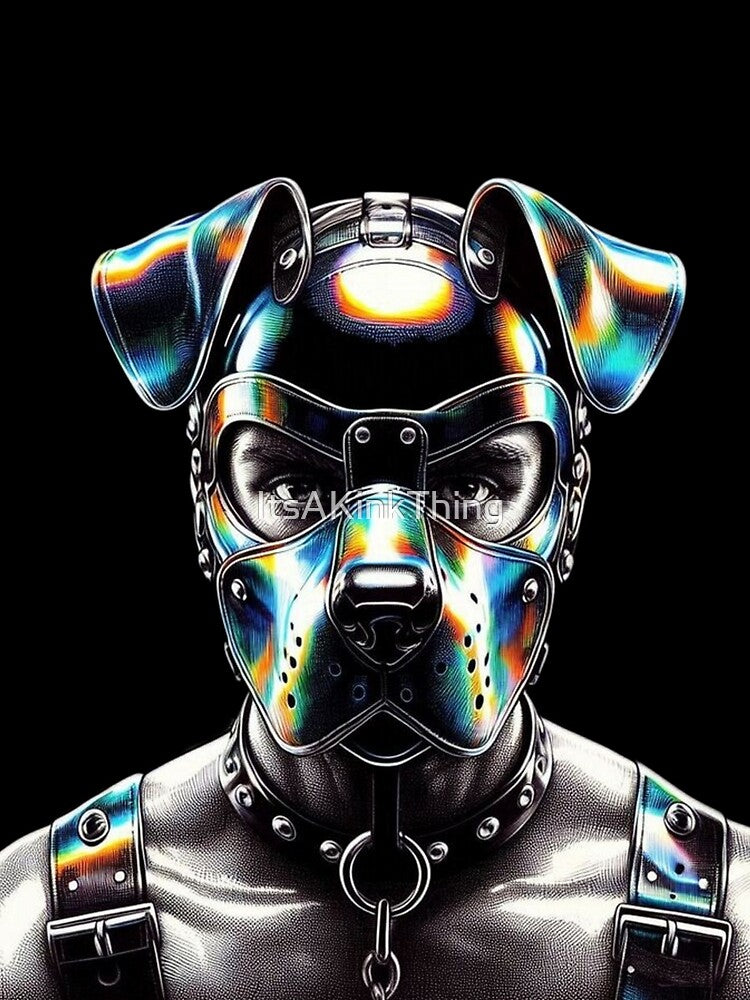 Pup Play - CyberPop Pup Gay Leather Bar NYC Pride Graphic Design by ItsAKinkThing T-Shirts, Hoodie, Sweatshirt (Image 2)