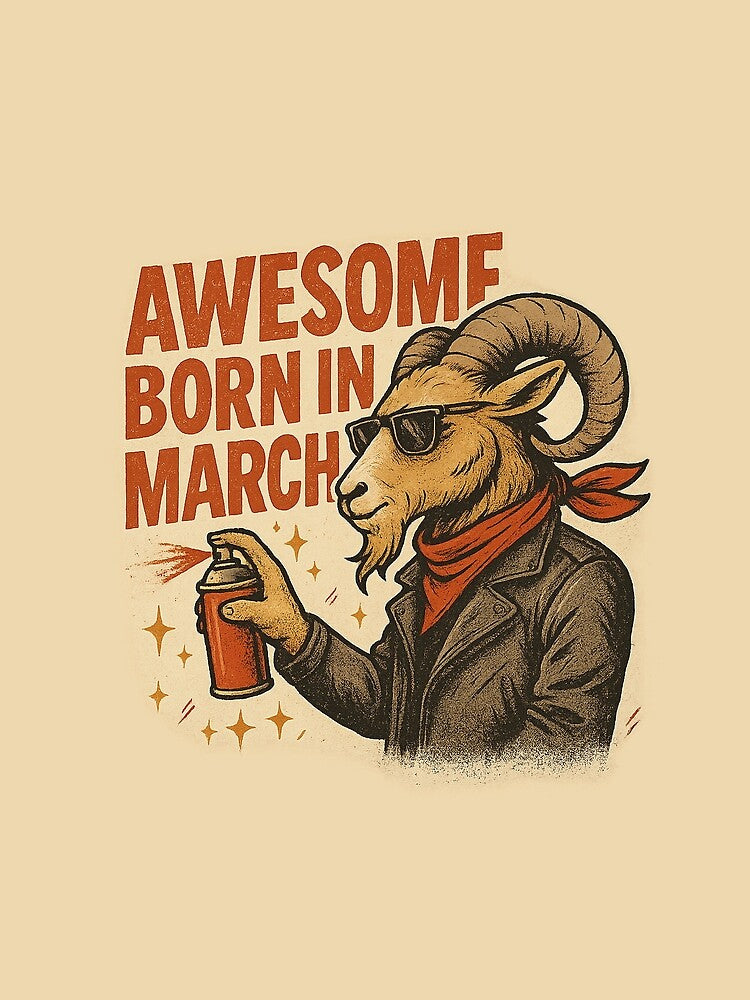 Awesome Born in March — Aries Graffiti Style by Vlavio T-Shirts, Hoodie, Sweatshirt | BlankRebels.com (Image 2)