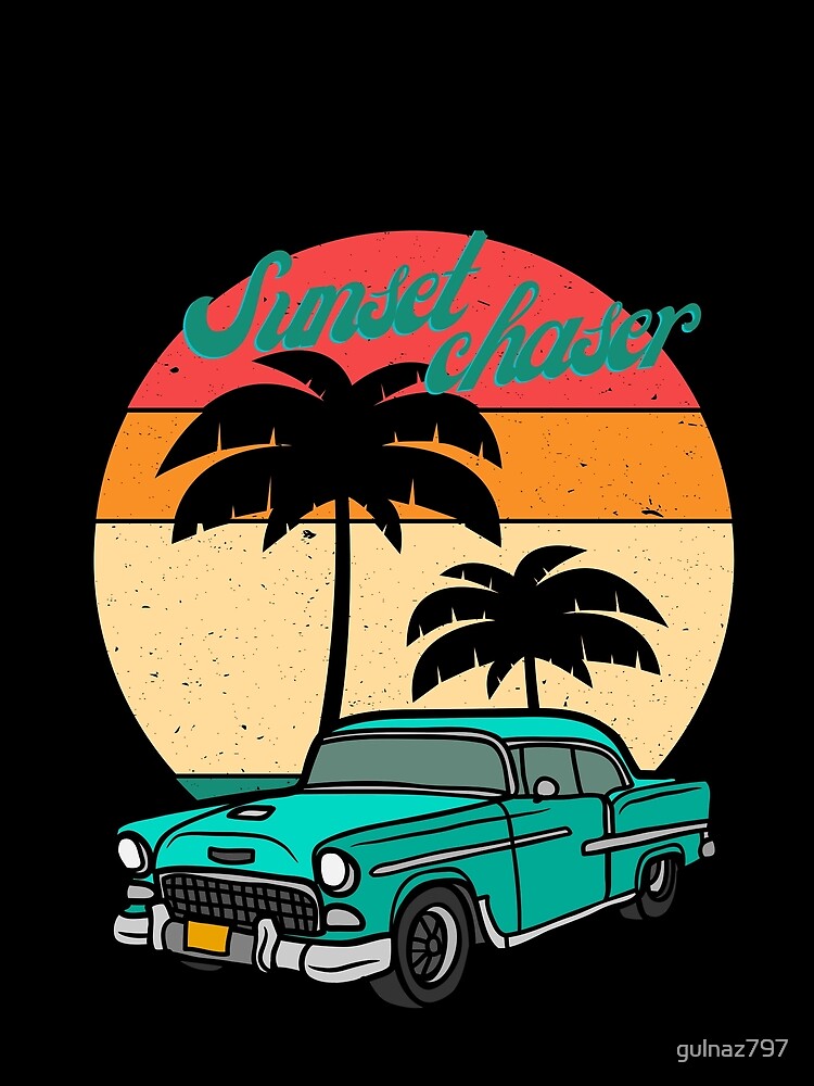Vintage Sunset Chaser Latest Gender Neutral Retro Retro Cars Retro Classic Car T-Shirts, Hoodie, Sweatshirt