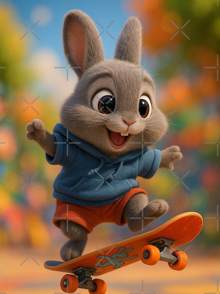 Skater Netherland Dwarf Rabbit by Sillytoe T-Shirts, Hoodie, Sweatshirt | BlankRebels.com (Image 2)