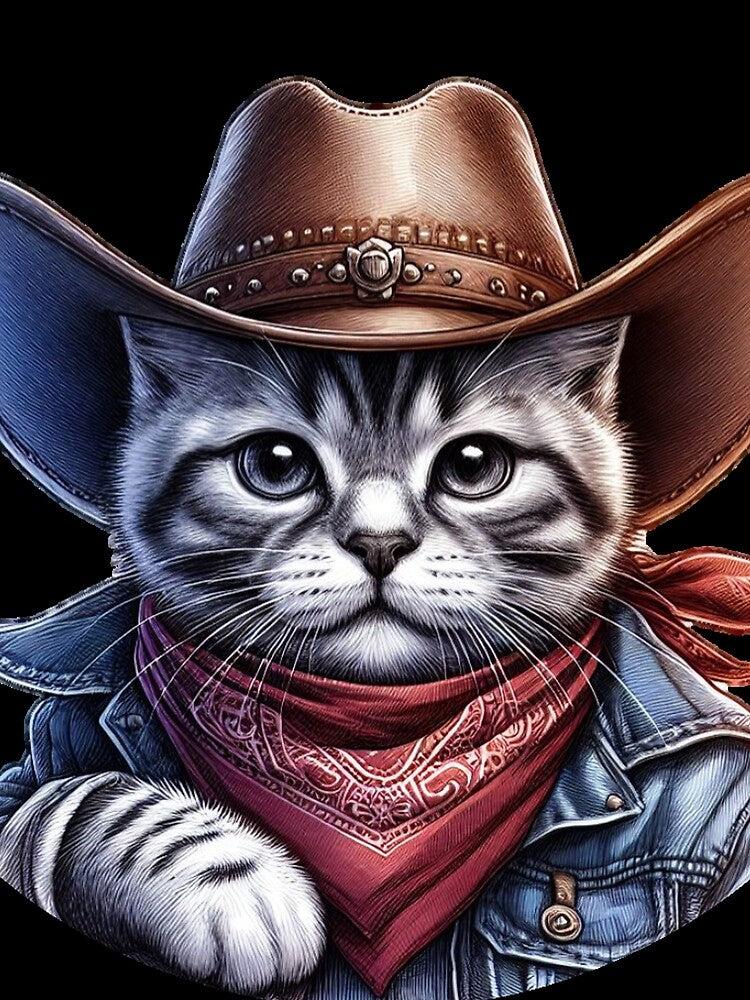 Cat cowboy by Oryartil T-Shirts, Hoodie, Sweatshirt | BlankRebels.com (Image 2)