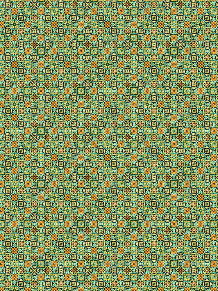 Retro 70s boho floral pattern in a diagonal style by pASob-dESIGN T-Shirts, Hoodie, Sweatshirt | BlankRebels.com (Image 2)