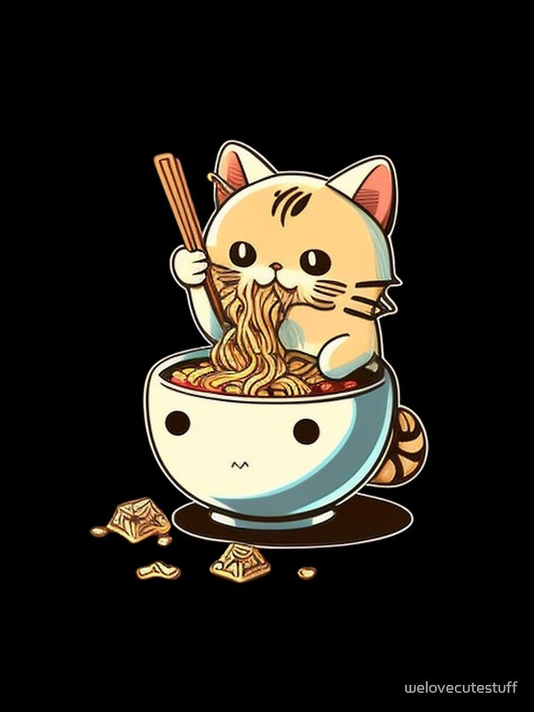 Tonkotsu Ramen Kitty by welovecutestuff T-Shirts, Hoodie, Sweatshirt | BlankRebels.com (Image 2)