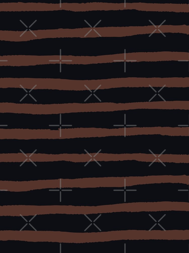 minimalist brown and black dark academia organic stripes by neopop T-Shirts, Hoodie, Sweatshirt | BlankRebels.com (Image 2)
