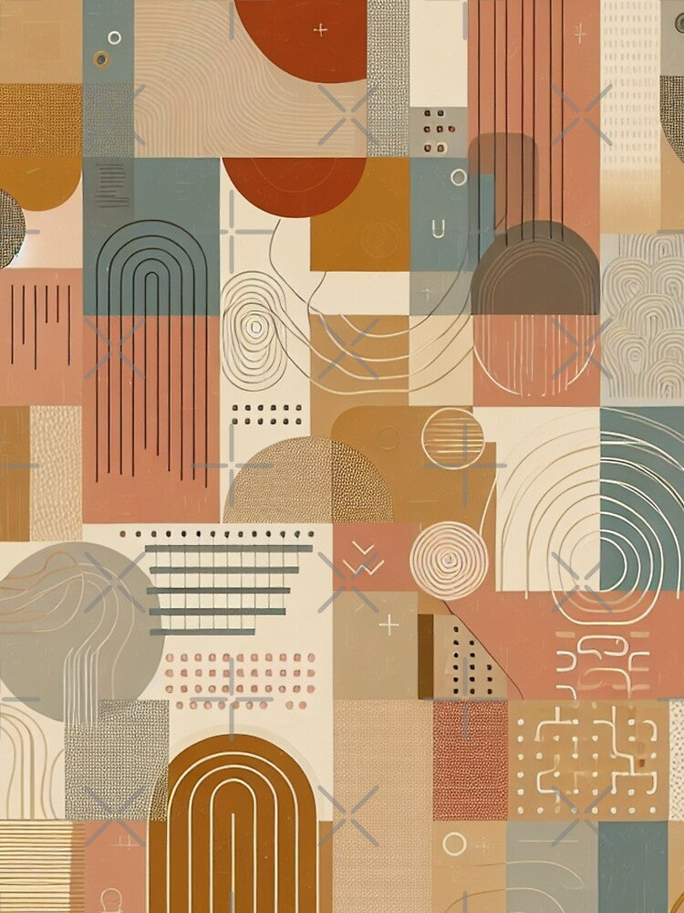 Boho Abstract Background - 15 by Acabee T-Shirts, Hoodie, Sweatshirt | BlankRebels.com (Image 2)