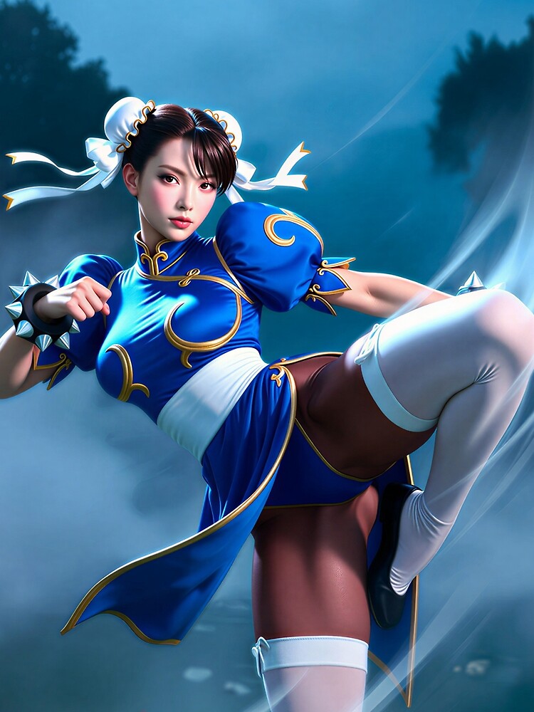 Chun-Li Street Fighter wall art by Planet Utoppia