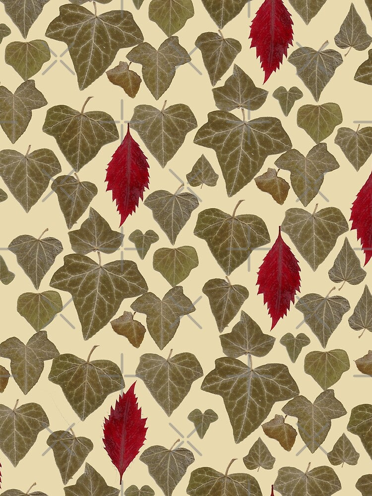 Ivy leaves pattern light background by Julianum T-Shirts, Hoodie, Sweatshirt | BlankRebels.com (Image 2)