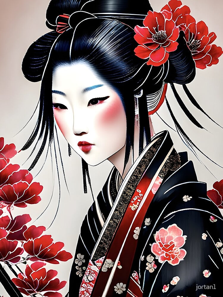 Beautiful Geisha by jortan1 T-Shirts, Hoodie, Sweatshirt | BlankRebels.com (Image 2)