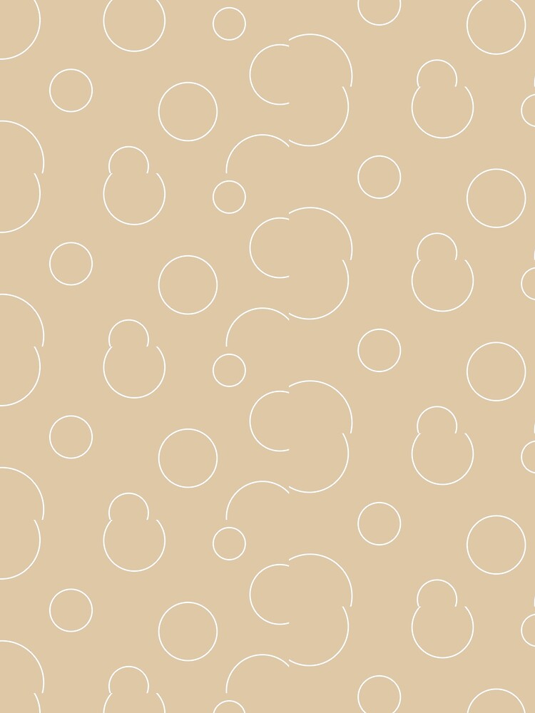 Cute Brown Bubbles Aesthetic Items by GoodJobLola