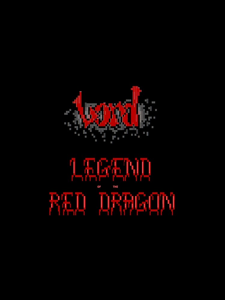 Retro ANSI Art - LORD Legend of the Red Dragon - BBS Door Game by Ticklenutts T-Shirts, Hoodie, Sweatshirt (Image 2)