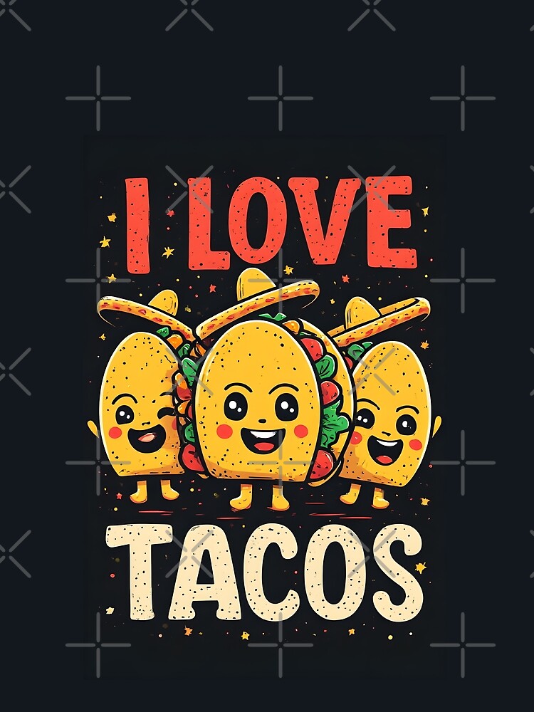 I Love Tacos in Sombreros by owi-art T-Shirts, Hoodie, Sweatshirt | BlankRebels.com (Image 2)