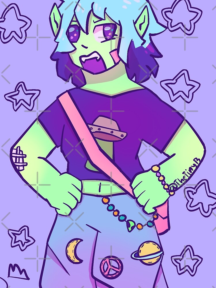 Alien girl by TheTinyB T-Shirts, Hoodie, Sweatshirt | BlankRebels.com (Image 2)