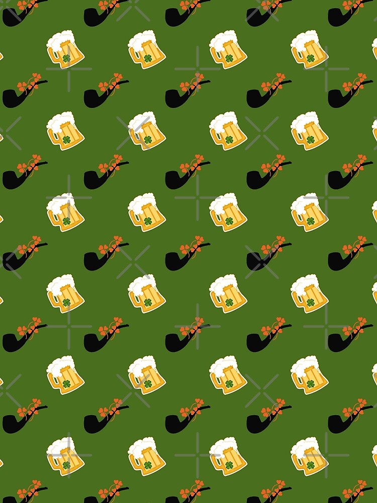 Green Irish Beer and Pipe St Patrick's Day by ILLYL Creatives T-Shirts, Hoodie, Sweatshirt | BlankRebels.com (Image 2)