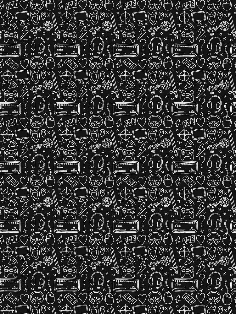 Gaming Weapons Cartoon Pattern T-Shirts, Hoodie, Sweatshirt