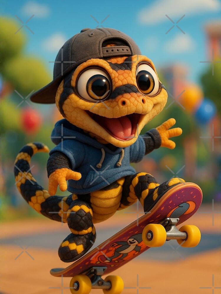 Skater Mandarin Rat Snake by Sillytoe T-Shirts, Hoodie, Sweatshirt | BlankRebels.com (Image 2)