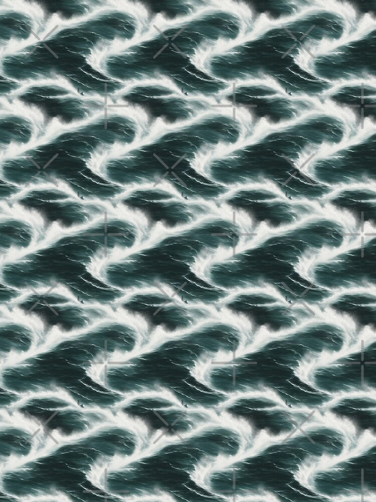 Seamless ocean background 11 by hendrikspix T-Shirts, Hoodie, Sweatshirt | BlankRebels.com (Image 2)