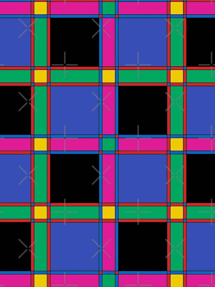 Checkered / 90s Fashion/ Retro / Geometric/ Pattern by ikidyounot T-Shirts, Hoodie, Sweatshirt | BlankRebels.com (Image 2)