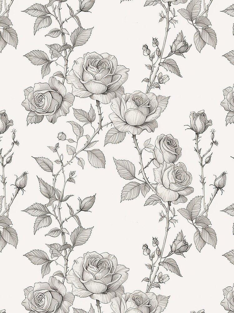 Rose Sketch by CoolPixels T-Shirts, Hoodie, Sweatshirt | BlankRebels.com (Image 2)