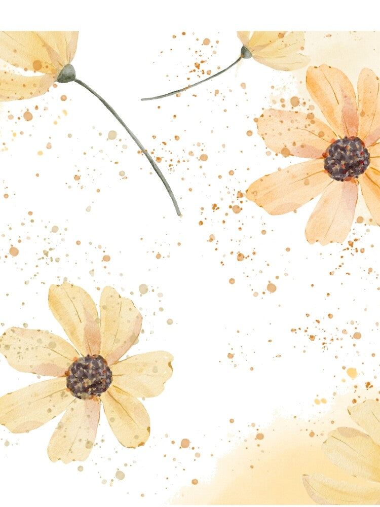 Beige and Yellow Flower pattern by kawaiiBloom T-Shirts, Hoodie, Sweatshirt | BlankRebels.com (Image 2)