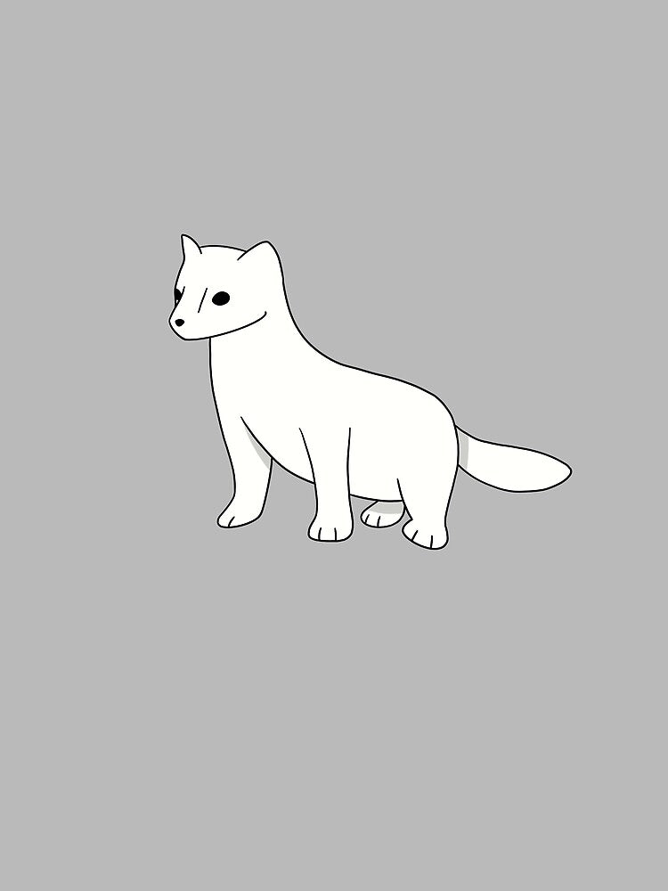 Ermine | Arctic February Prompt List 2021 | QuirkyDolphin by QuirkyDolphin T-Shirts, Hoodie, Sweatshirt (Image 2)