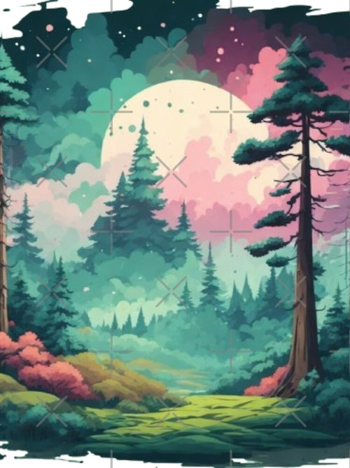 003 Pine Forest by Alexis Art Collection T-Shirts, Hoodie, Sweatshirt | BlankRebels.com (Image 2)