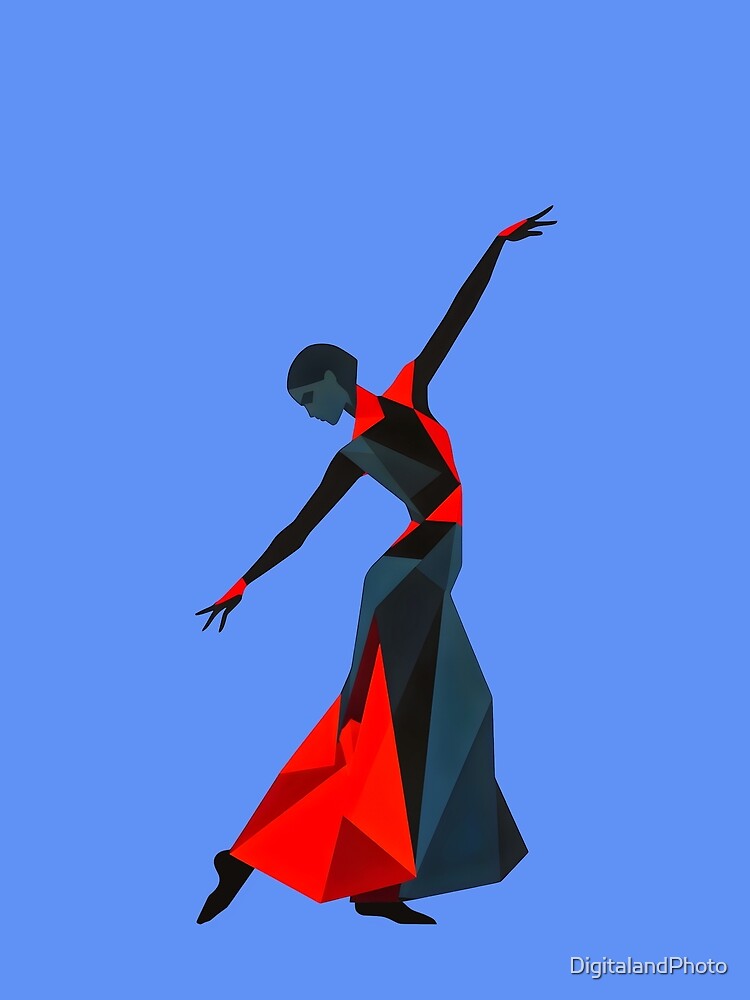 Dance Expression In Red And Black 1 by DigitalandPhoto T-Shirts, Hoodie, Sweatshirt | BlankRebels.com (Image 2)