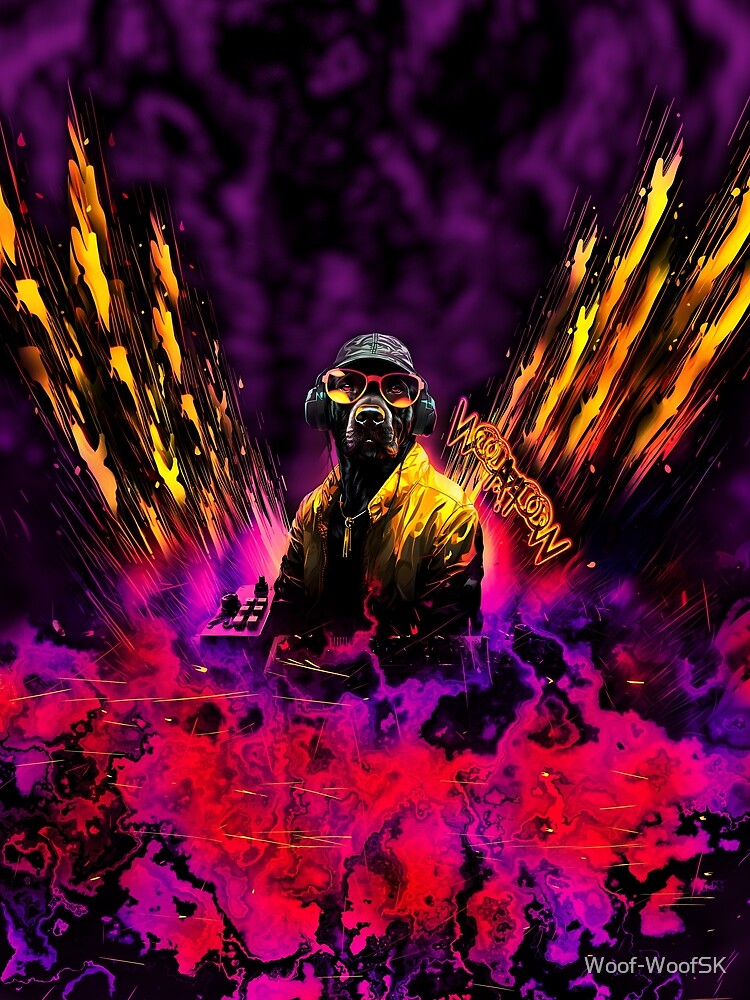 Stylish DJ dog by Woof-WoofSK T-Shirts, Hoodie, Sweatshirt | BlankRebels.com (Image 2)