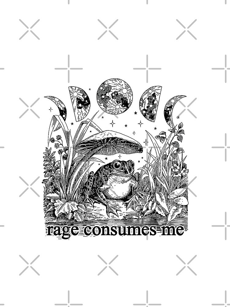 Rage Consumes Me Frog Funny by DreamyNature T-Shirts, Hoodie, Sweatshirt | BlankRebels.com (Image 2)