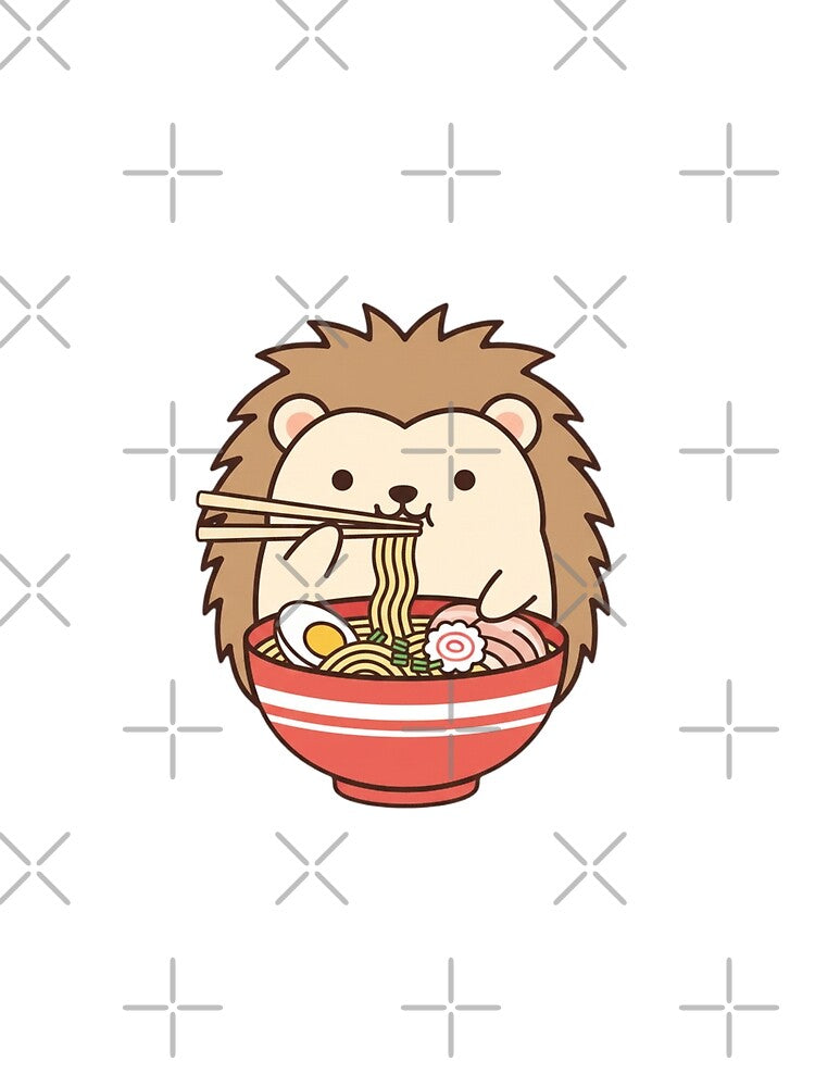 Hedgehog ramen noodles japanese ramen food kawaii cute adorable by CheeseBlueprint T-Shirts, Hoodie, Sweatshirt (Image 2)